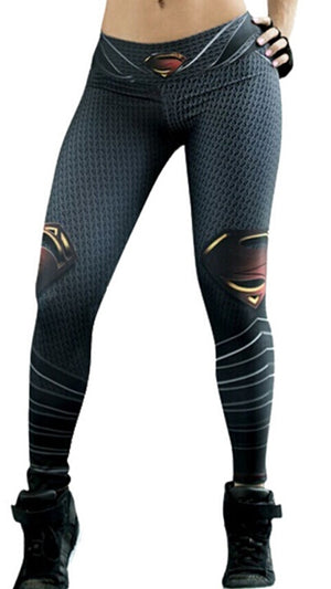 2021 Superwoman 3D Printing Women Leggings