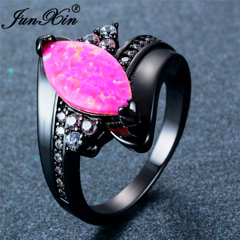 Pink Fire Opal Rings