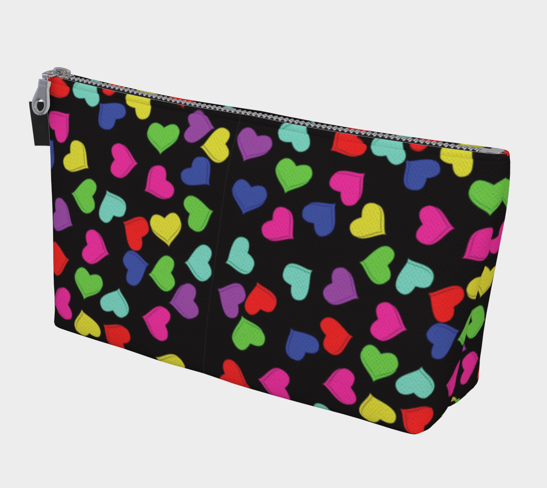 ANNU HEART OF HEARTS MAKE-UP BAG