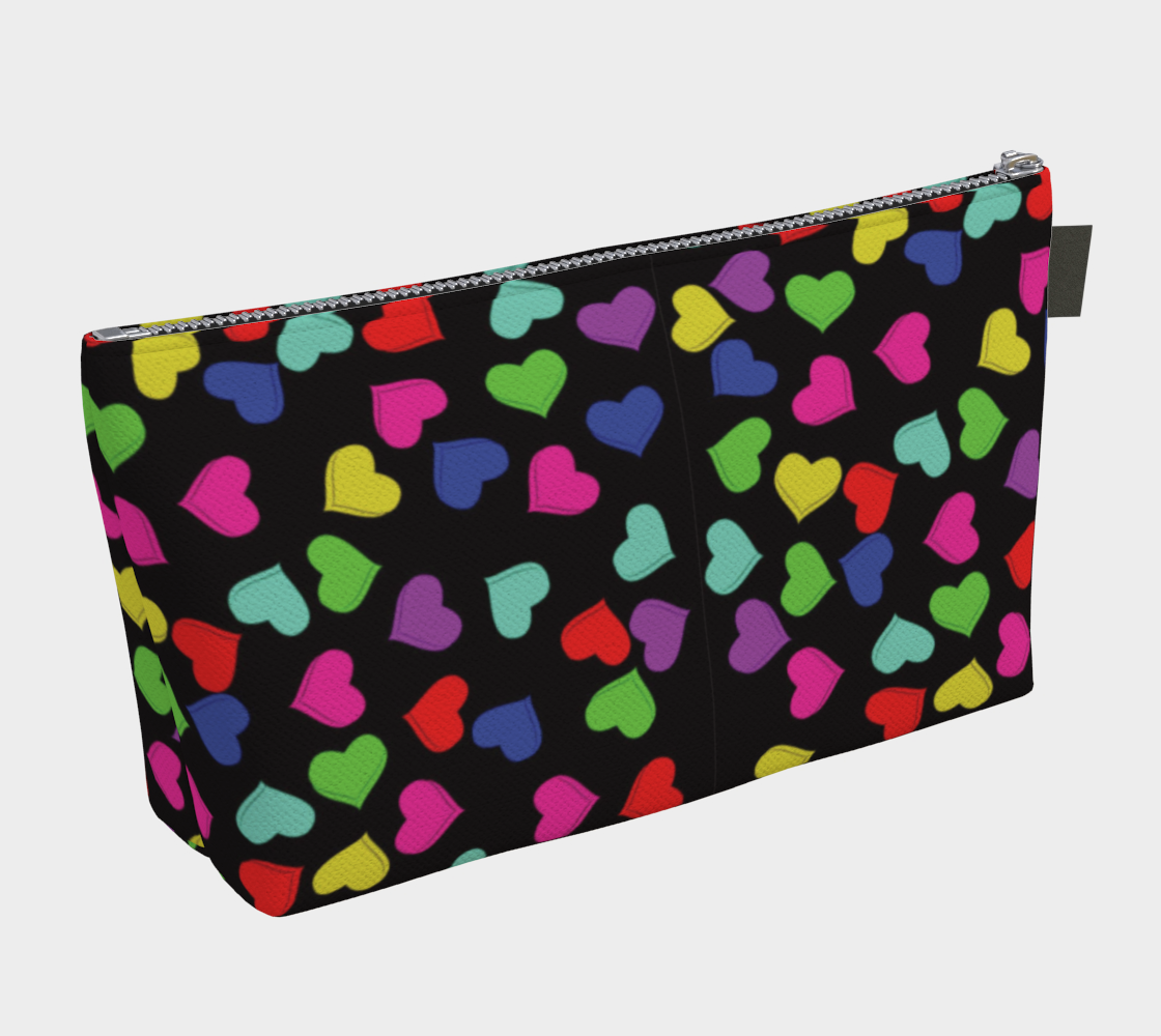 ANNU HEART OF HEARTS MAKE-UP BAG