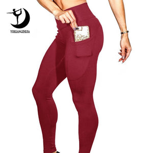 FitFlex Yoga Running Pants with Side Pocket