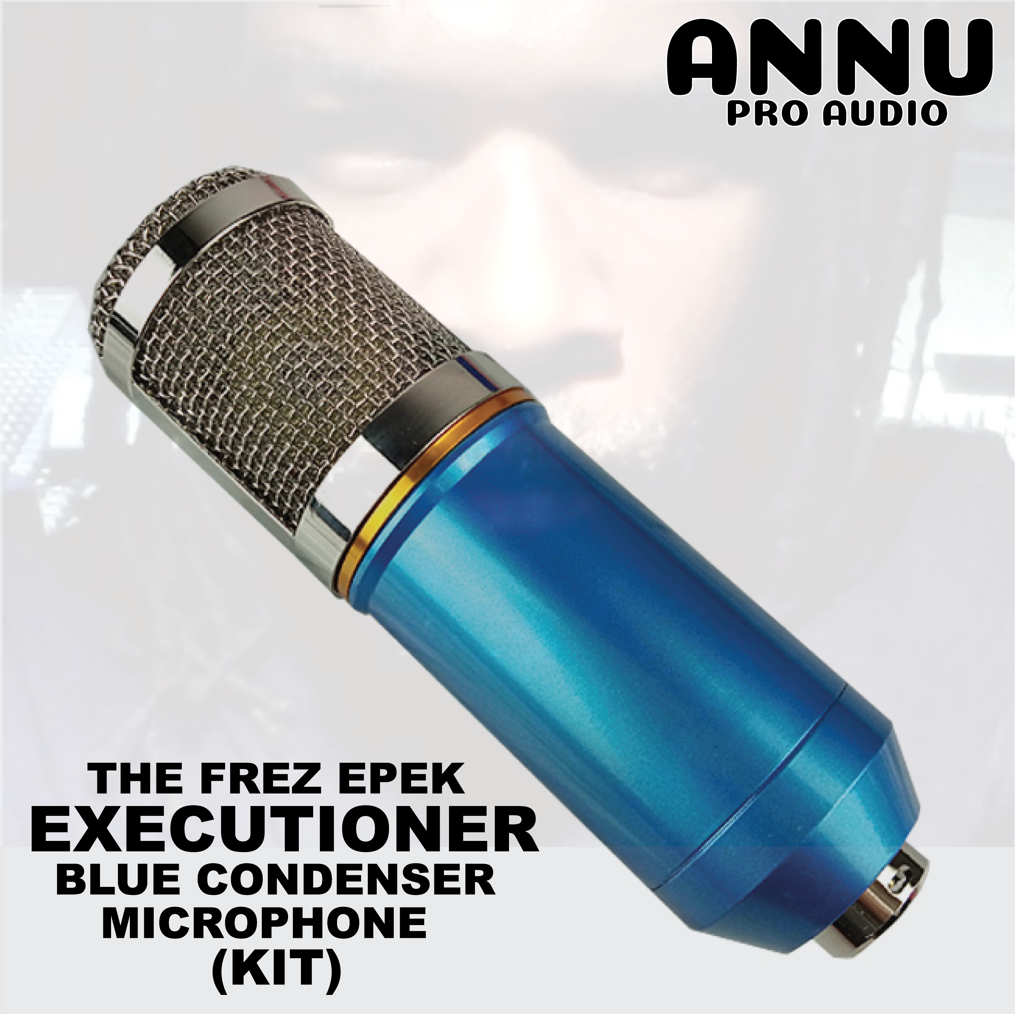 ANNU PRO AUDIO - THE FREZ EPEK EXECUTIONER BLUE CONDENSER MICROPHONE KIT