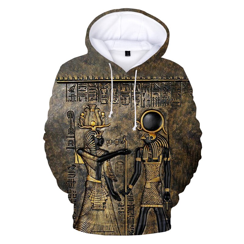 Egyptian God Hoodie Collection Eye of Horus Pharaoh Anubis 3D Prints