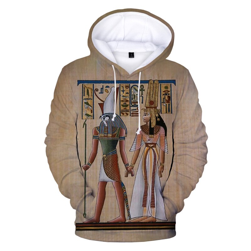 Egyptian God Hoodie Collection Eye of Horus Pharaoh Anubis 3D Prints