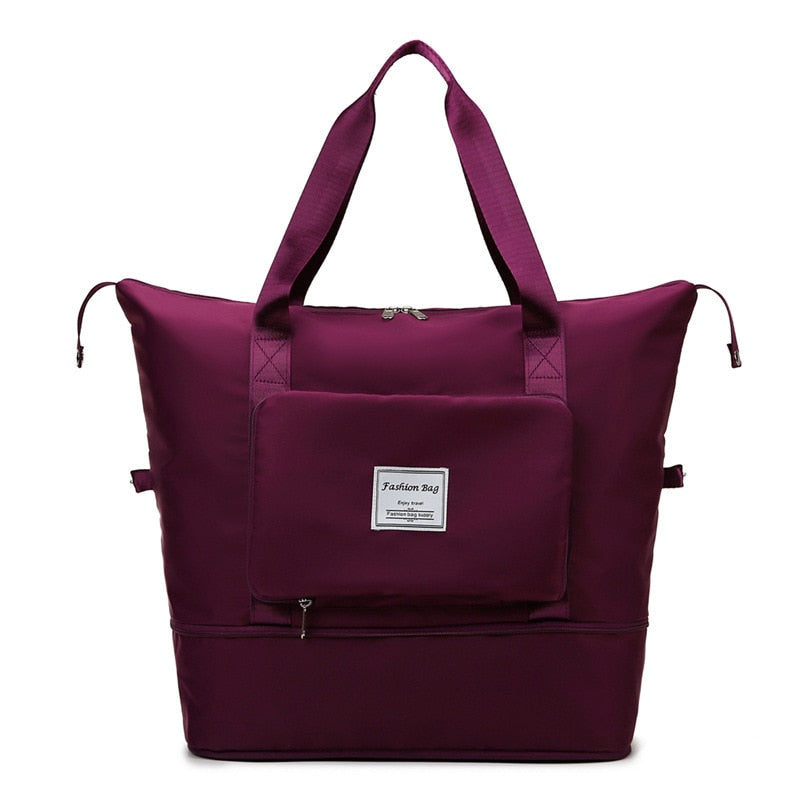 Women's Folding Travel Bag Large Capacity Waterproof