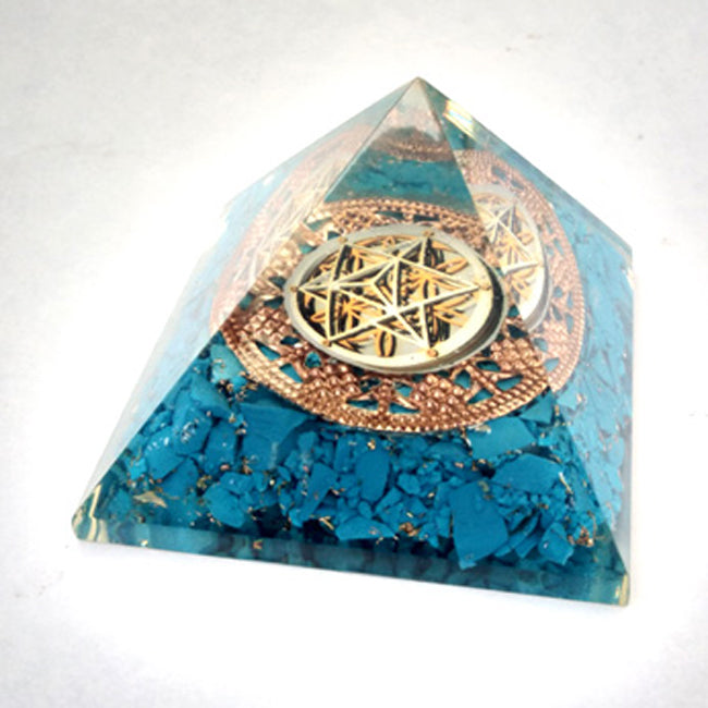 Turquoish Orgone Pyramid