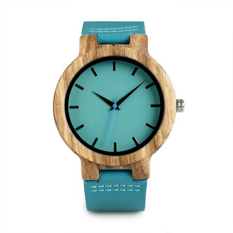 ANNU JEWLERY Bambu Blue Watch