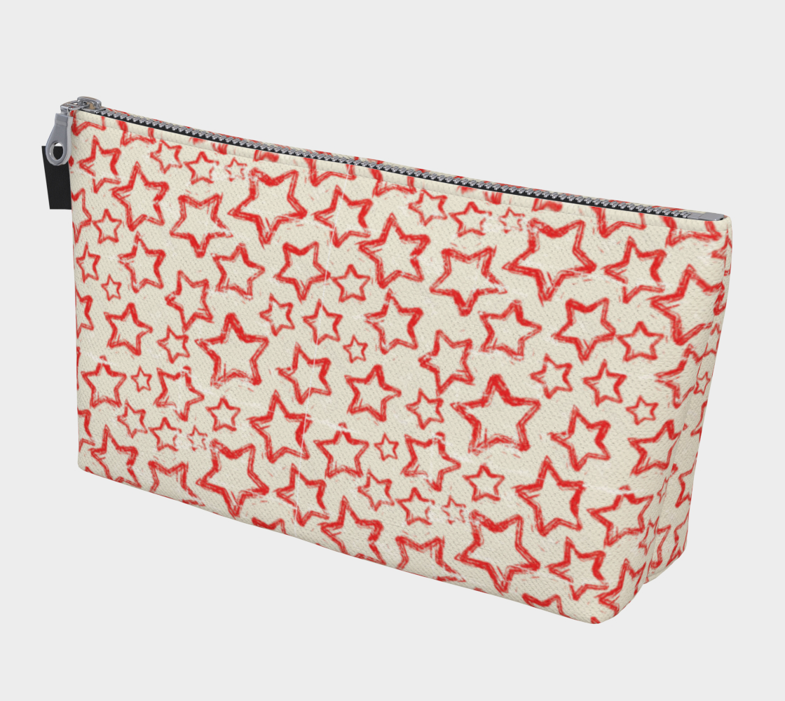 ANNU - RED STAR MAKE-UP BAG