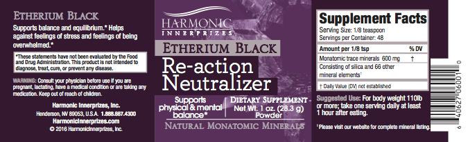 Etherium Black 1oz Mineral Essence Spray