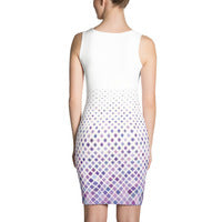 ANNU (Purple Matrix) Sublimation Cut & Sew Dress
