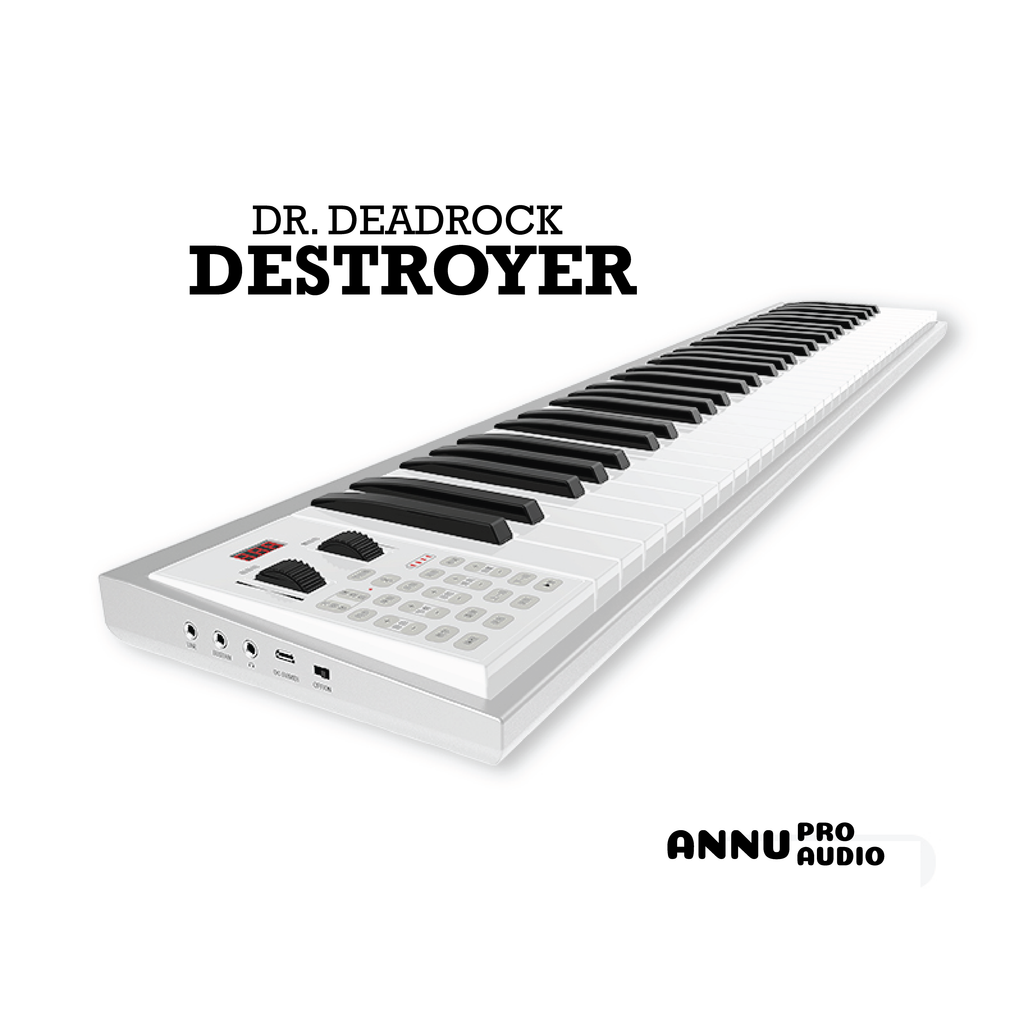 ANNU PRO AUDIO - DR. DEADROCK DESTROYER 61 KEY MIDI KEYBOARD CONTROLLER