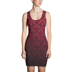 ANNU Red Matrix Series Sublimation Cut & Sew Dress