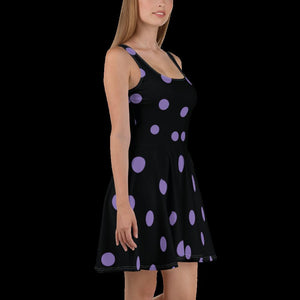 ANNU Purple Dot Matrix Dress