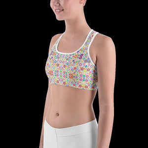 ANNU - HOUR OF FLOWERS Sports bra