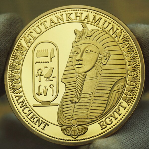 Egypt Sphinx Gold Egyptian Pharaoh Commemorative Coin