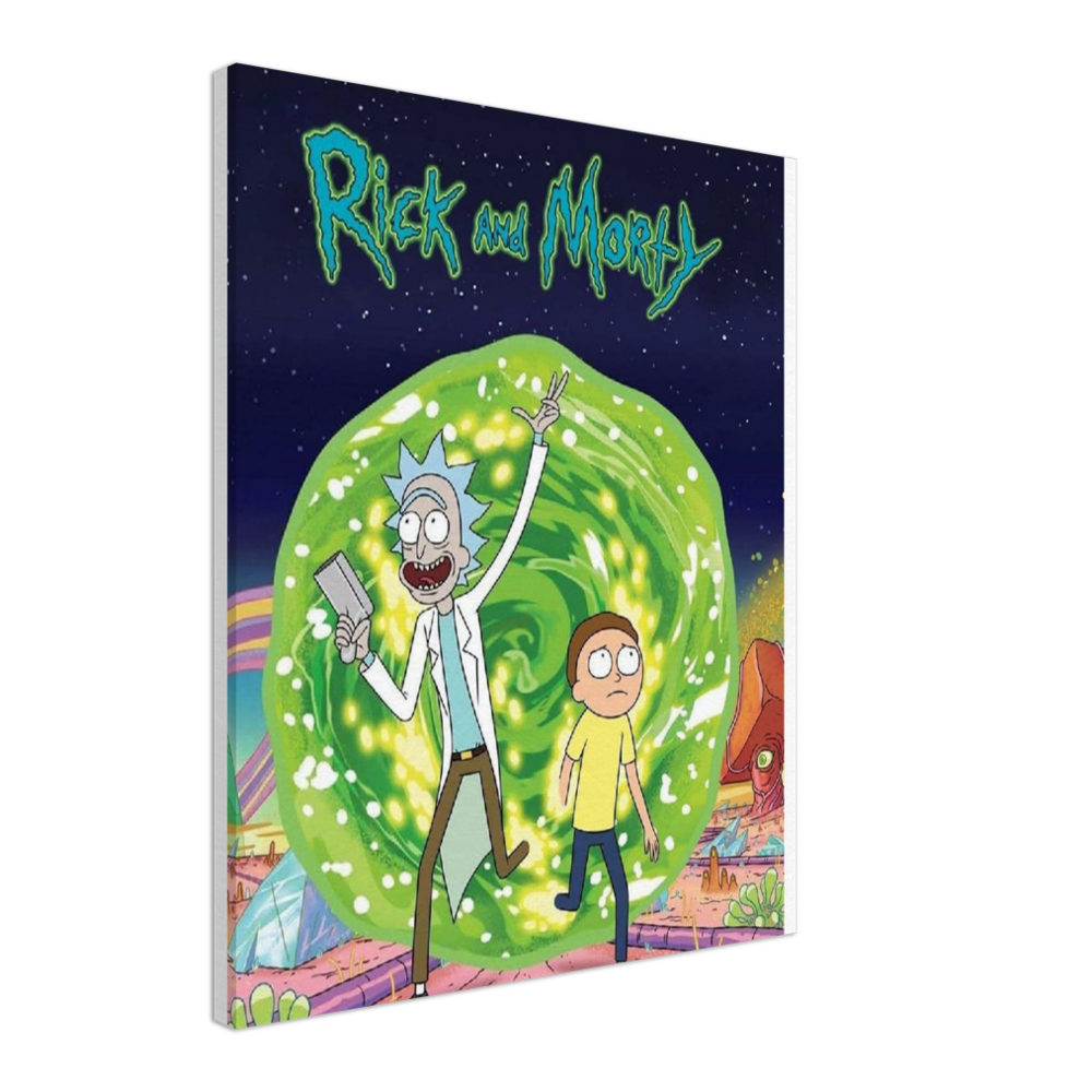 Rick and Morty season 6 tribute poster Canvas