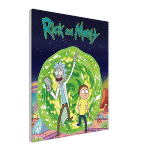 Rick and Morty season 6 tribute poster Canvas