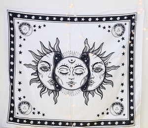 The Sun God Style Wall Tapestry Psychedelic Esoterics