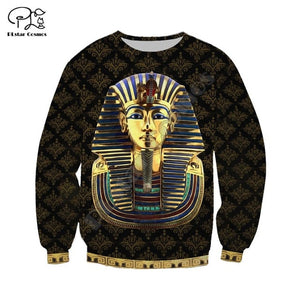 Cosmos Horus Egyptian God Egyptian Symbol Pharaoh Anubis Tracksuit 3DPrint Zipper/Hoodies/Sweatshirt/Jacket/Men/Women s-1