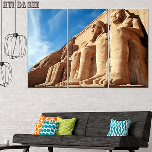 Egyptian Temple Painting Canvas Print Painting