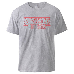 Stranger Things T shirt Man Summer Cotton Short Sleeve T shirts Male Casual Tee 2020 Man High Quality Sportswear Tracksuit Tee