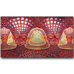 Tool Alex Grey Oversoul Trippy Psychedelic Abstract poster Decorative Wall painting